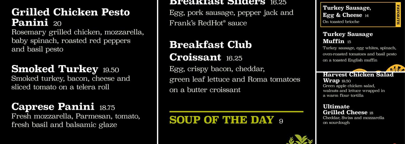 Camden Food Co. Menu