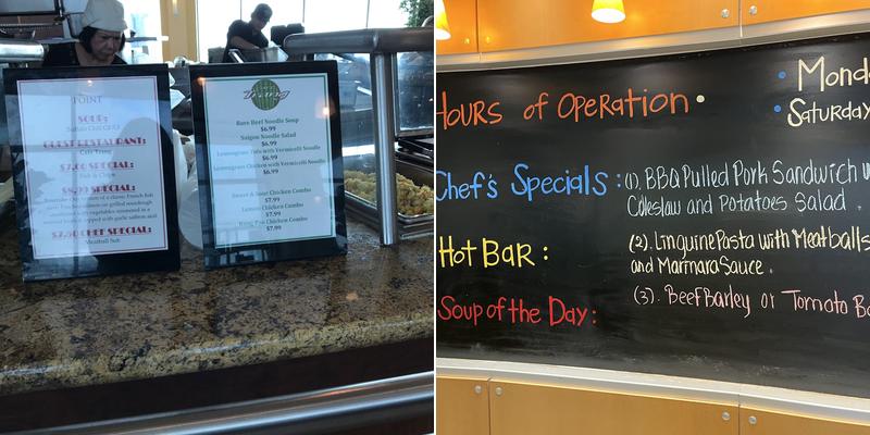 Bistro Huntsman cancer institute Menu