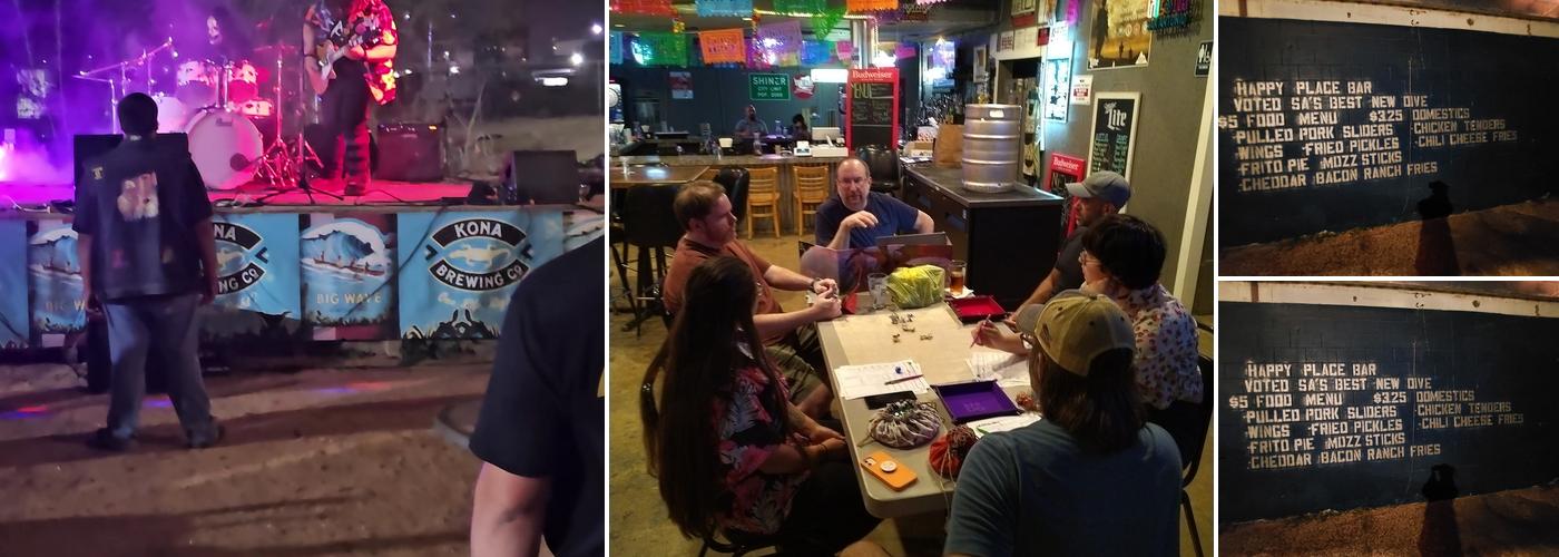 Happy Place Bar on Rittiman Menu