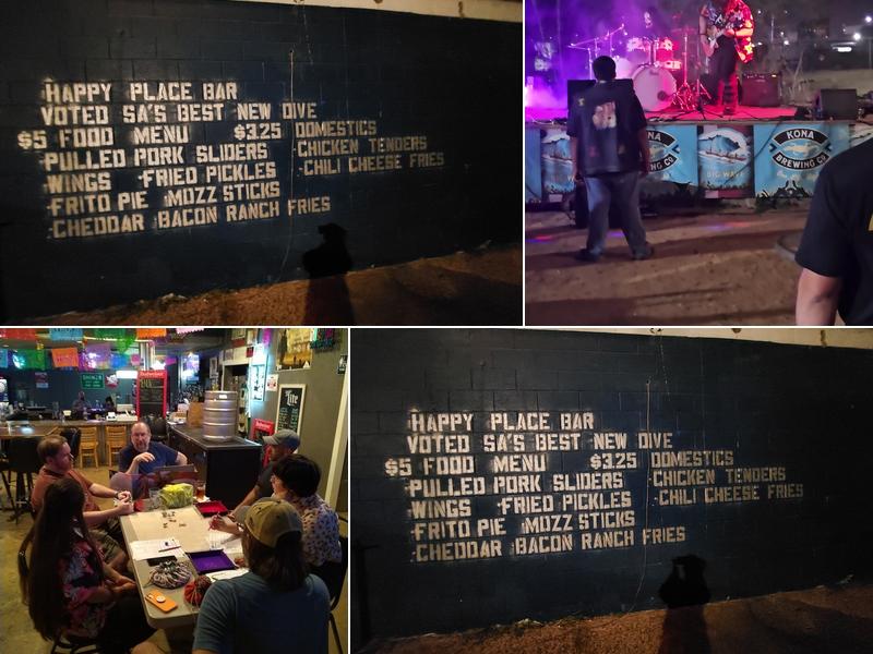 Happy Place Bar on Rittiman Menu