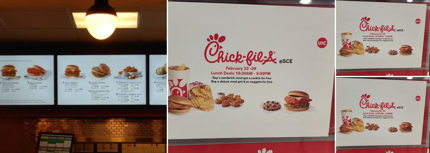 Chick-fil-A Menu
