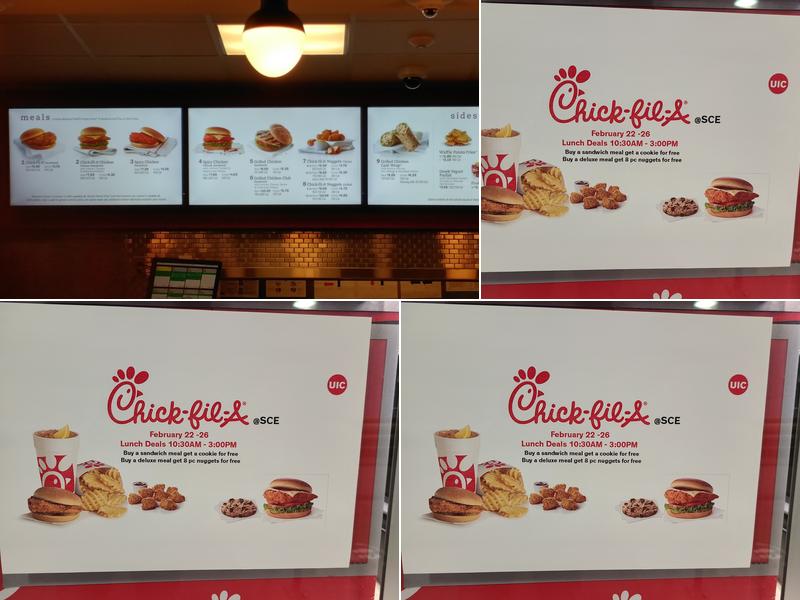 Chick-fil-A Menu