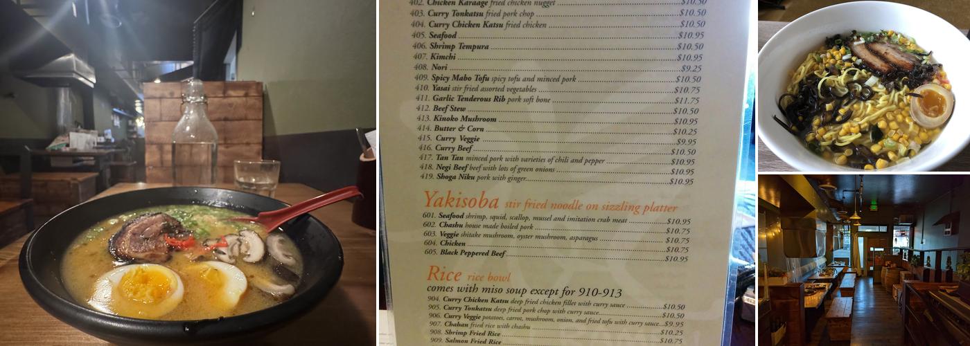 Genki Ramen Menu