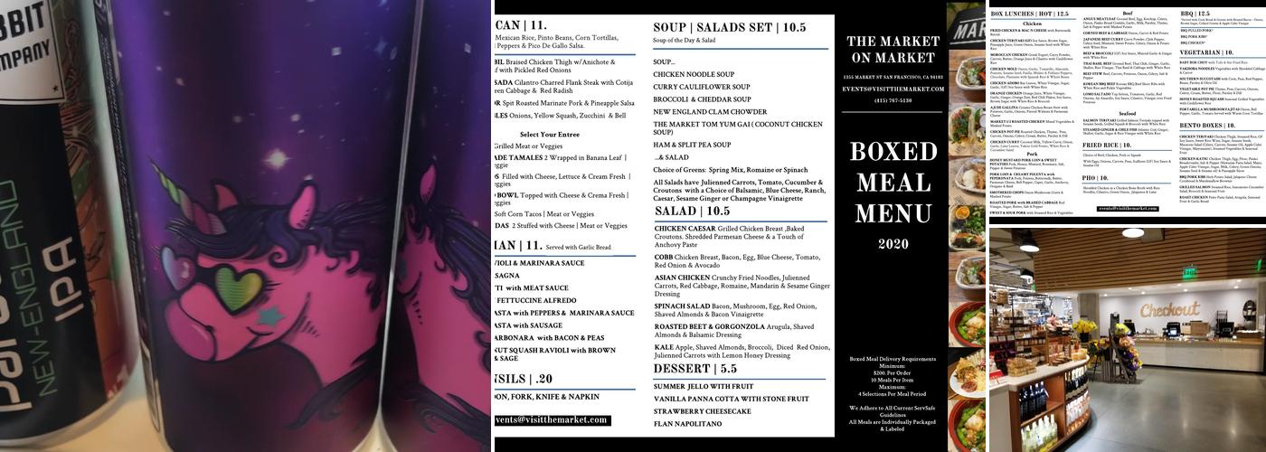 The Market Cafe Menu