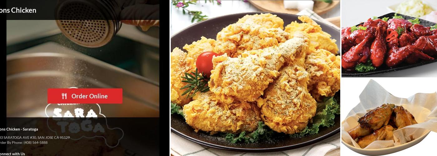 Vons Chicken Saratoga Menu