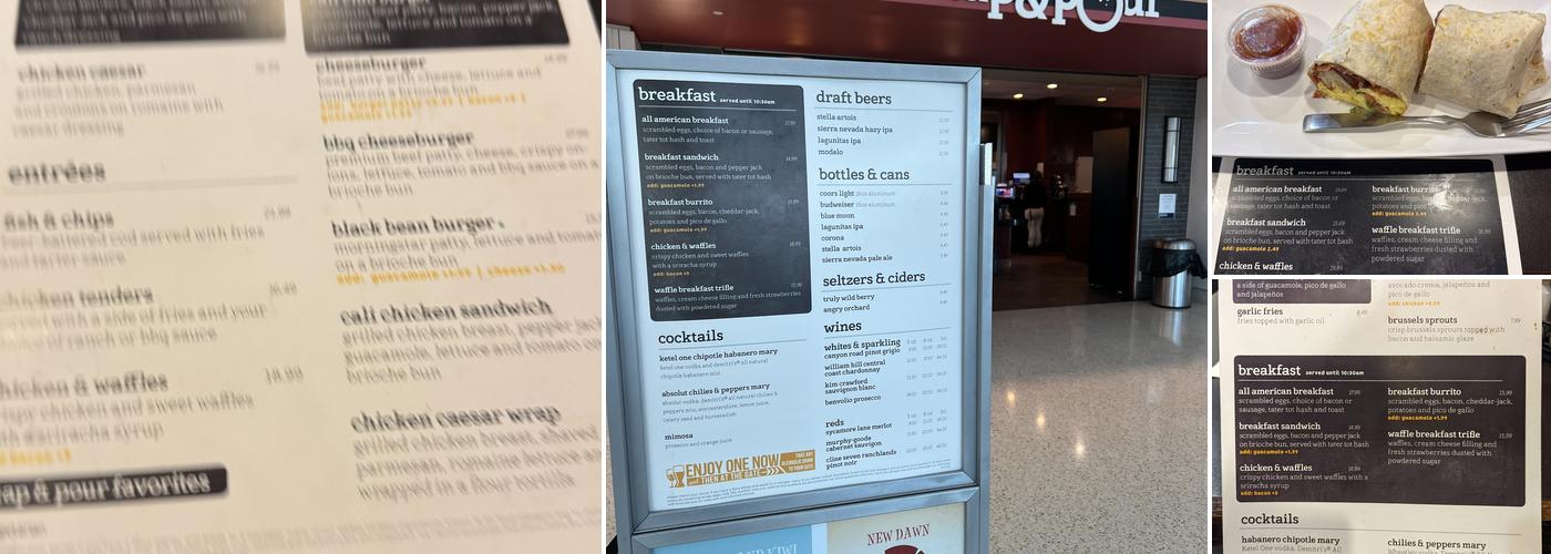 Tap & Pour Menu