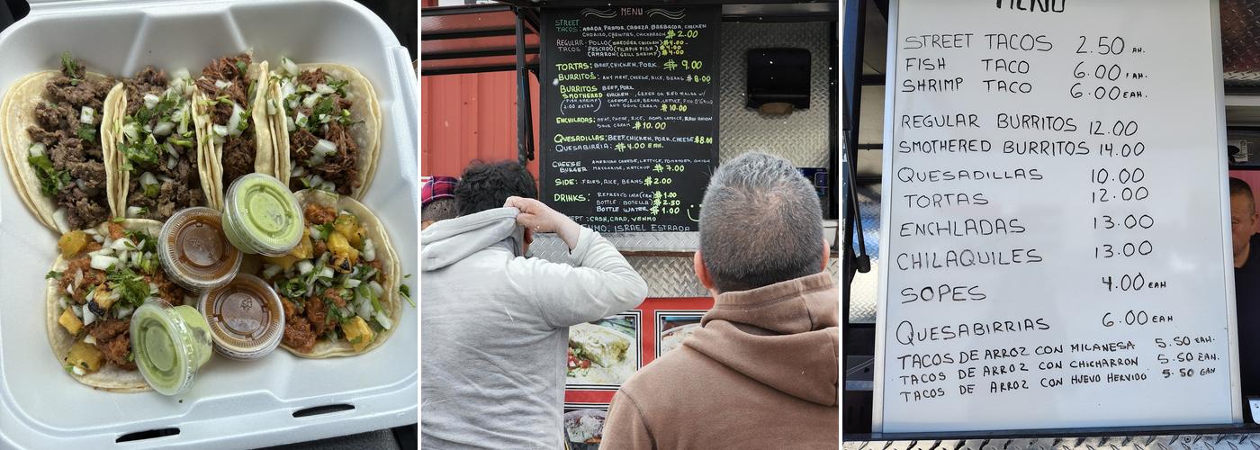 Tacos El Calentano Menu