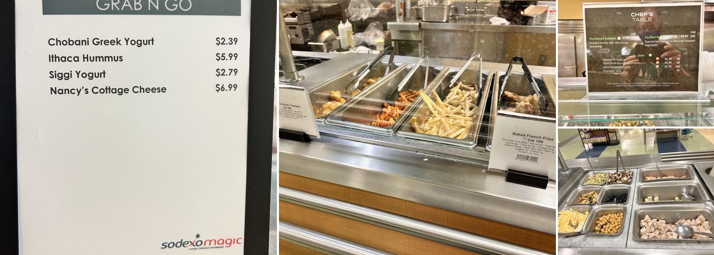 Kaiser Orchard Cafeteria Menu