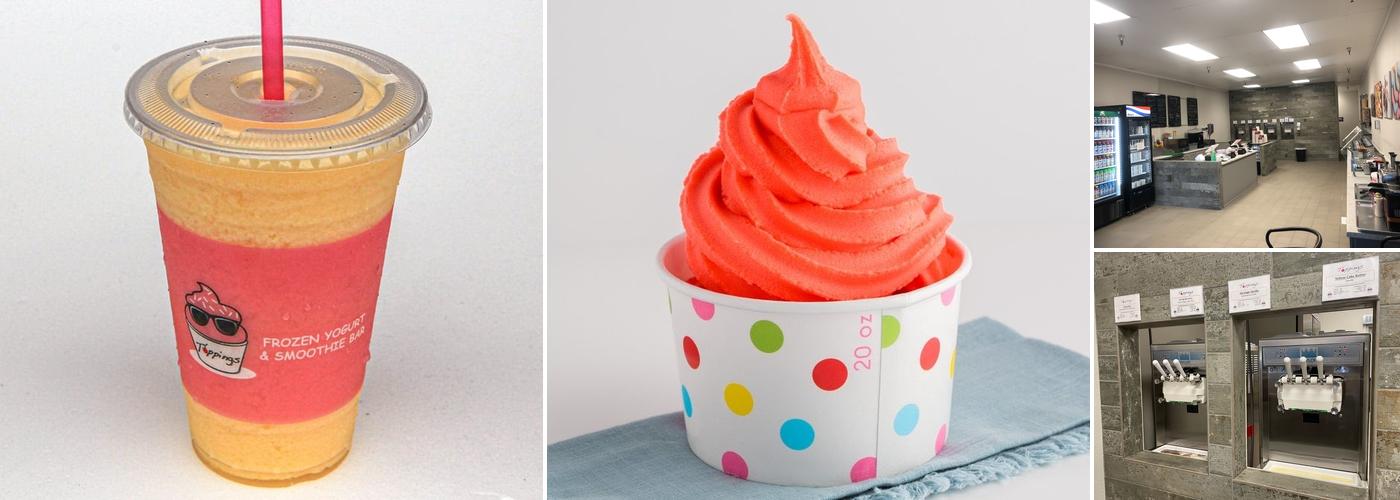 Toppings frozen yogurt and smoothie bar