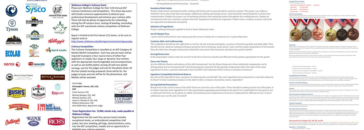 Murray-Aikins Dining Hall Menu