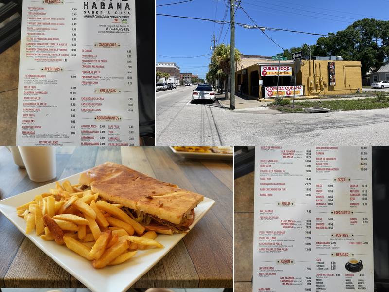 Cafe Habana - Sabor a Cuba Menu