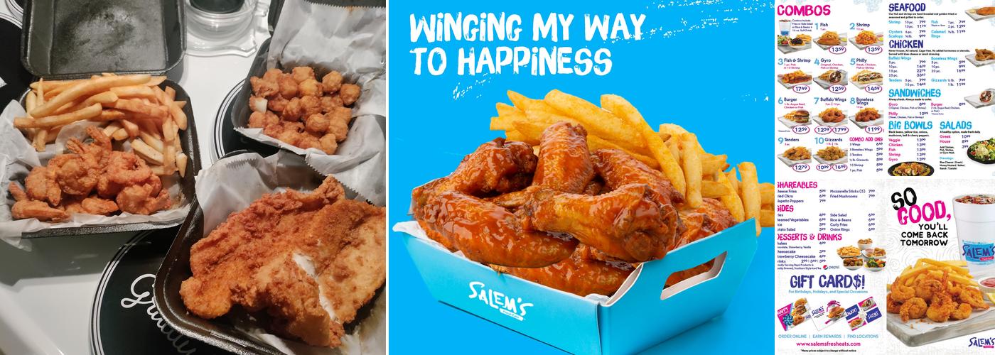 Salem's Fresh Eats Menu