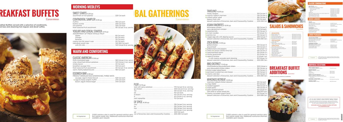 Take 5 Cafe Menu