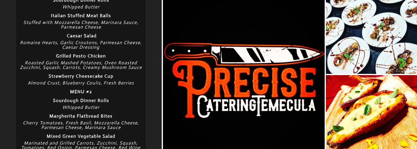Precise Catering Temecula Menu