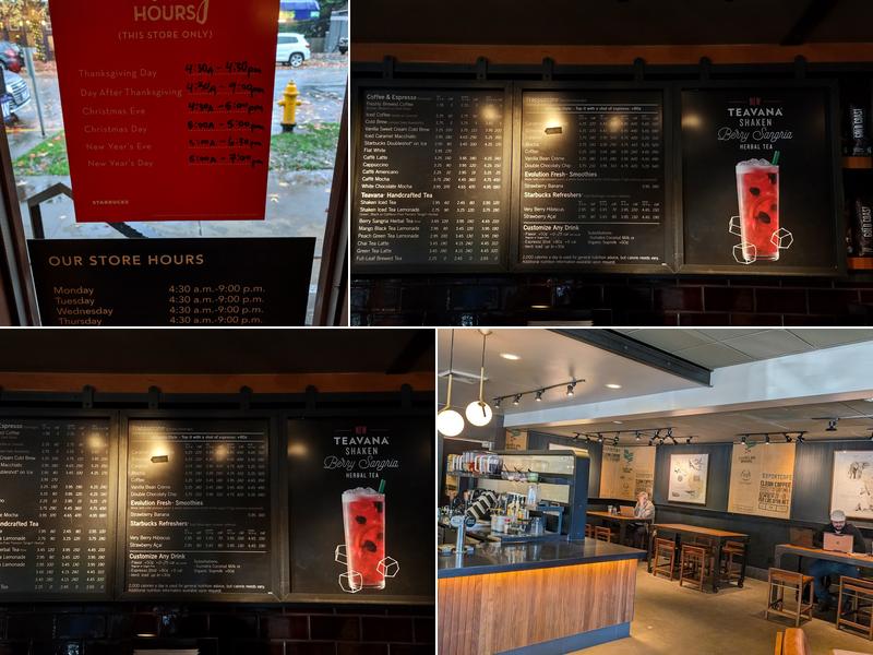 Starbucks Menu