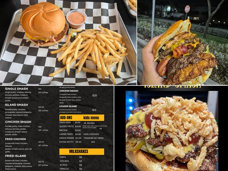 Between two Buns Menu