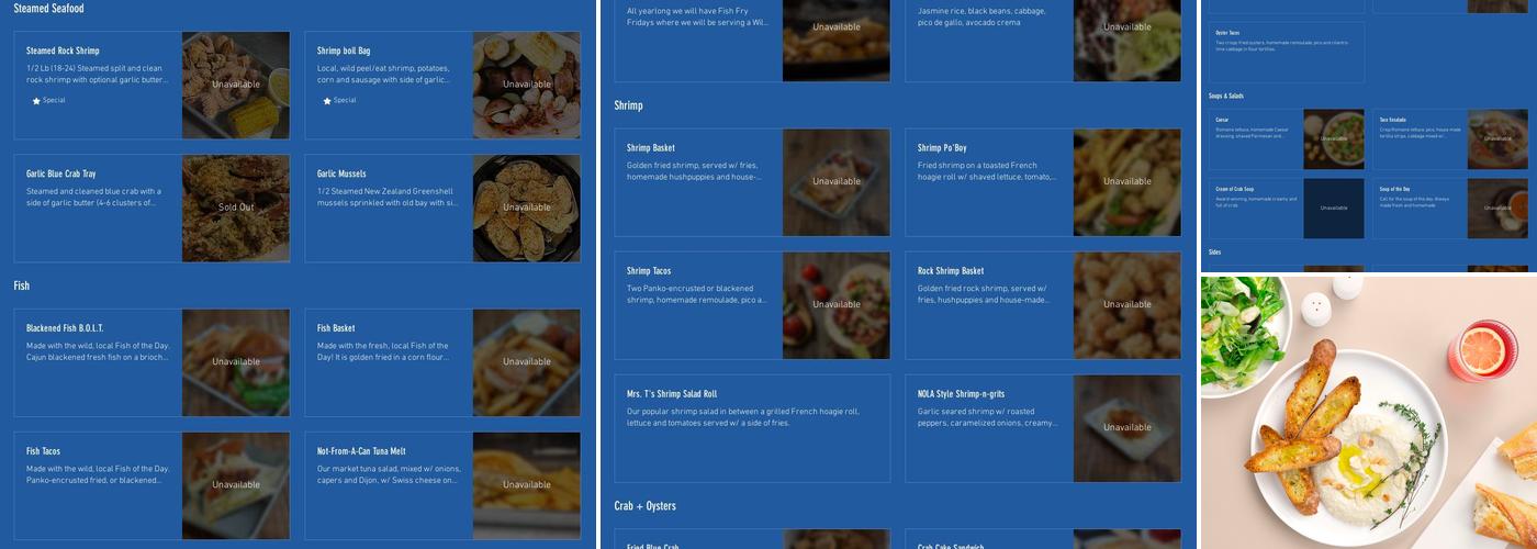 Cape Canaveral Shrimp Co Inc Menu