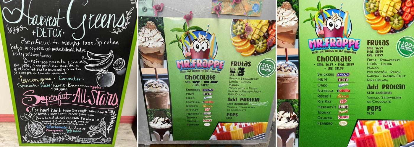 Mr.Frappe Menu