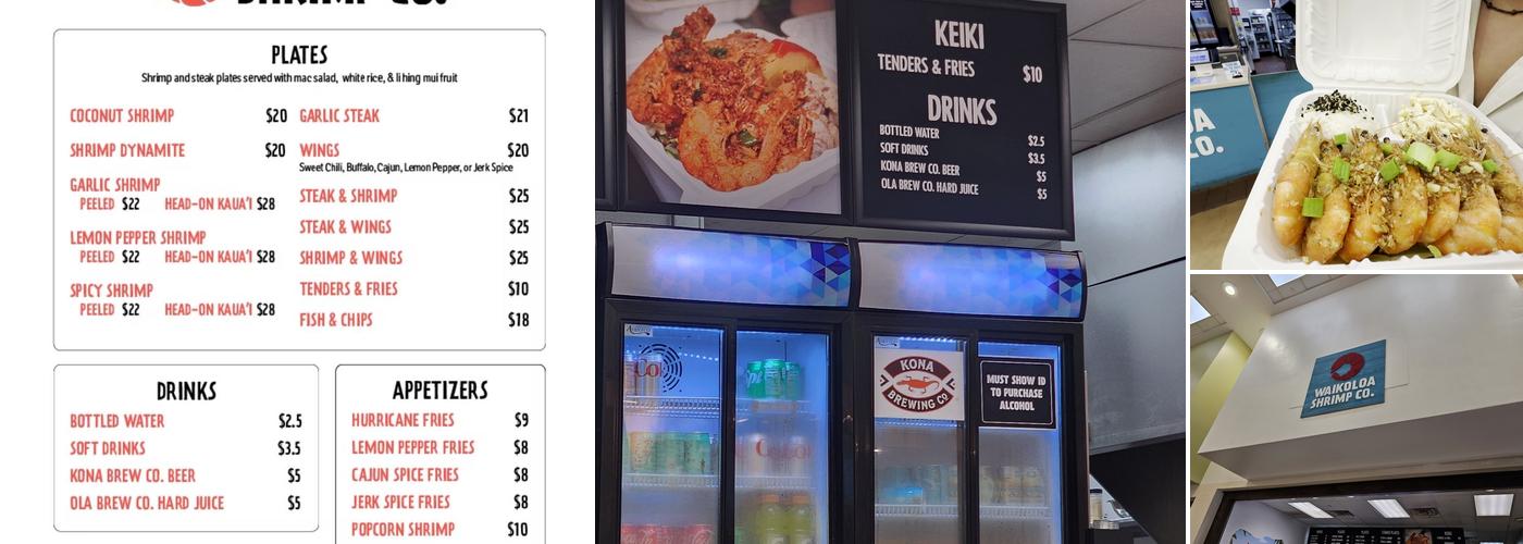 Waikoloa Shrimp Co. Menu