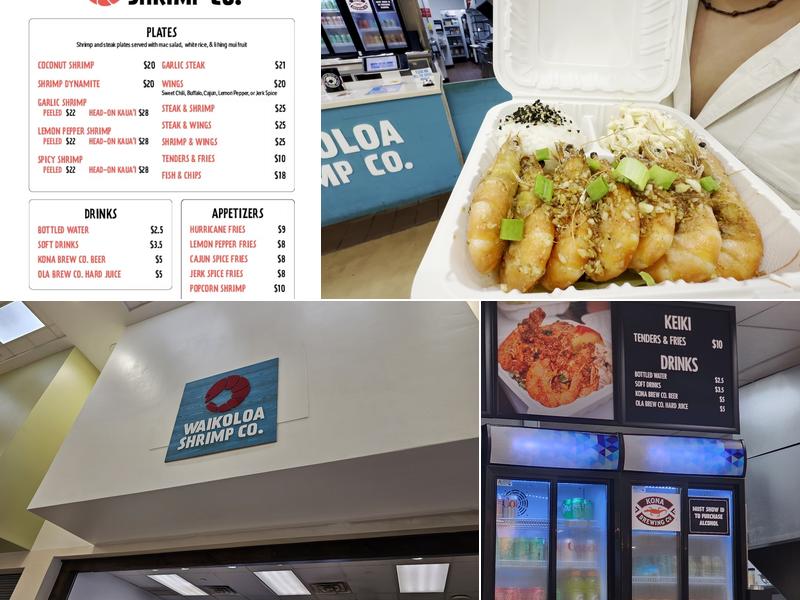 Waikoloa Shrimp Co. Menu