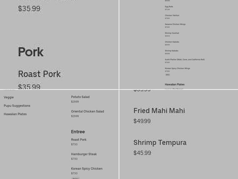 Açai bowl Wailuku Menu