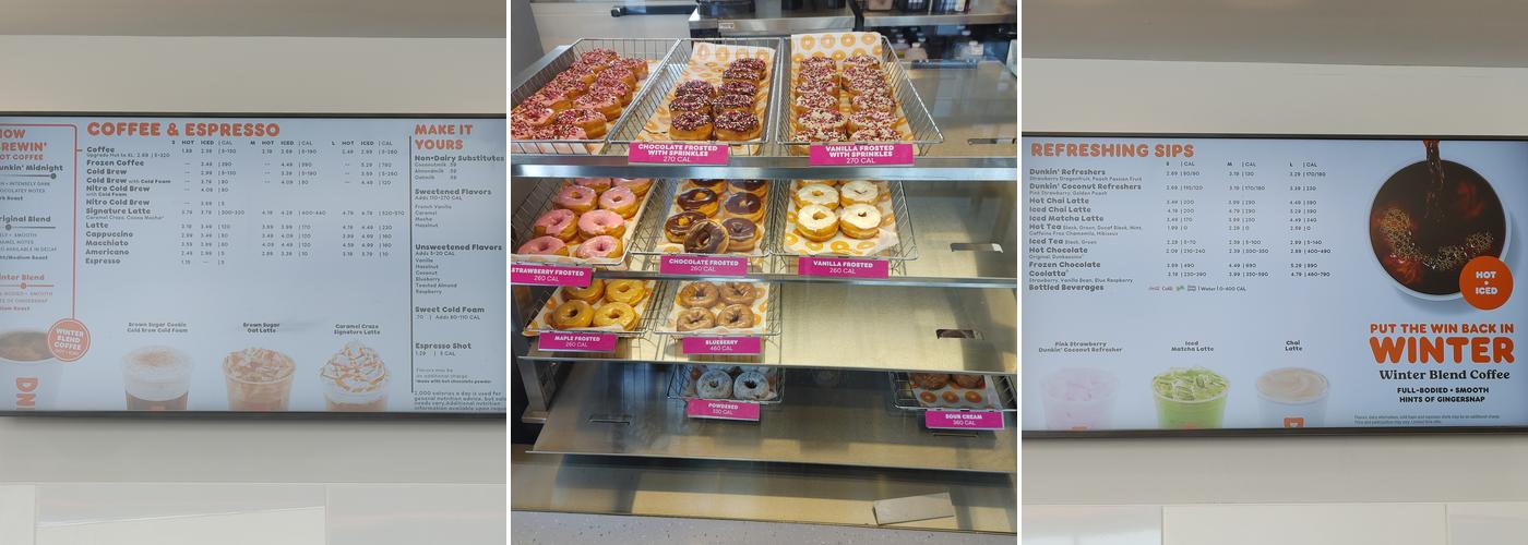 Dunkin’ Menu