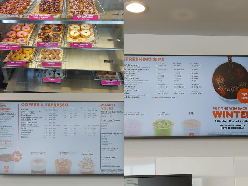 Dunkin’ Menu