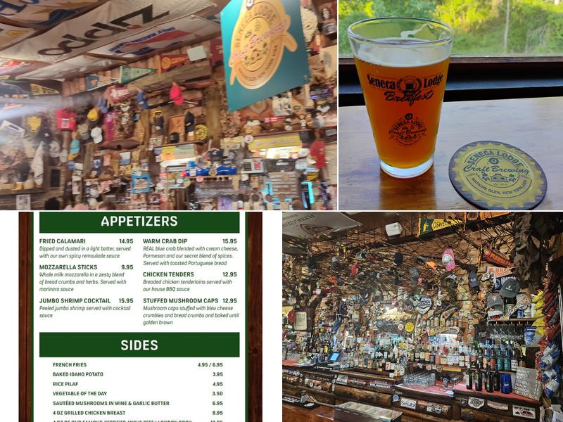 Seneca Lodge Craft Brewing Menu