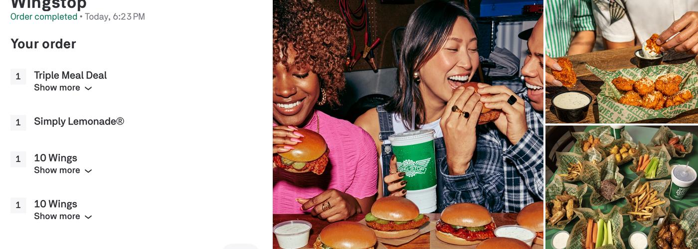 Wingstop Menu