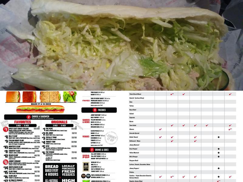 Jimmy John's Menu