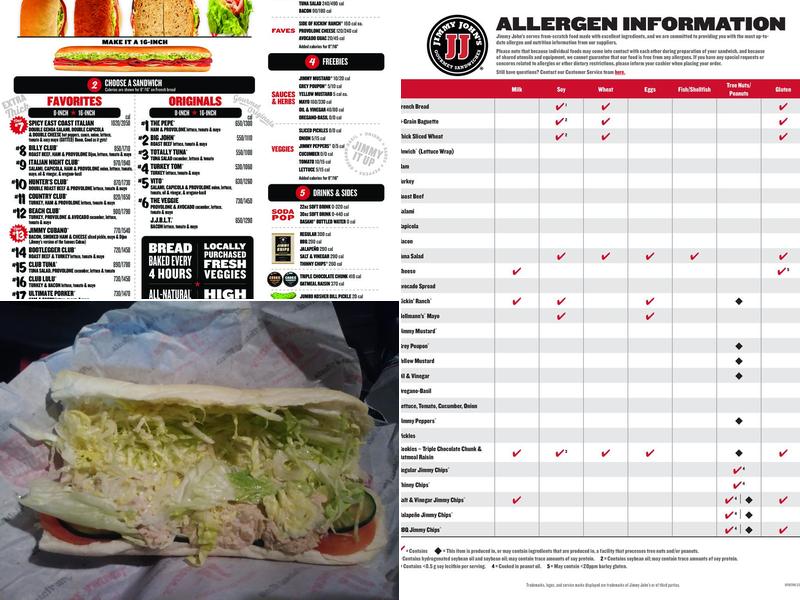 Jimmy John's Menu