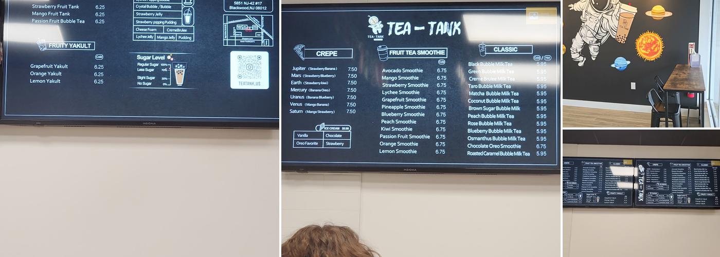 Tea Tank (Tea&Crepe) Menu