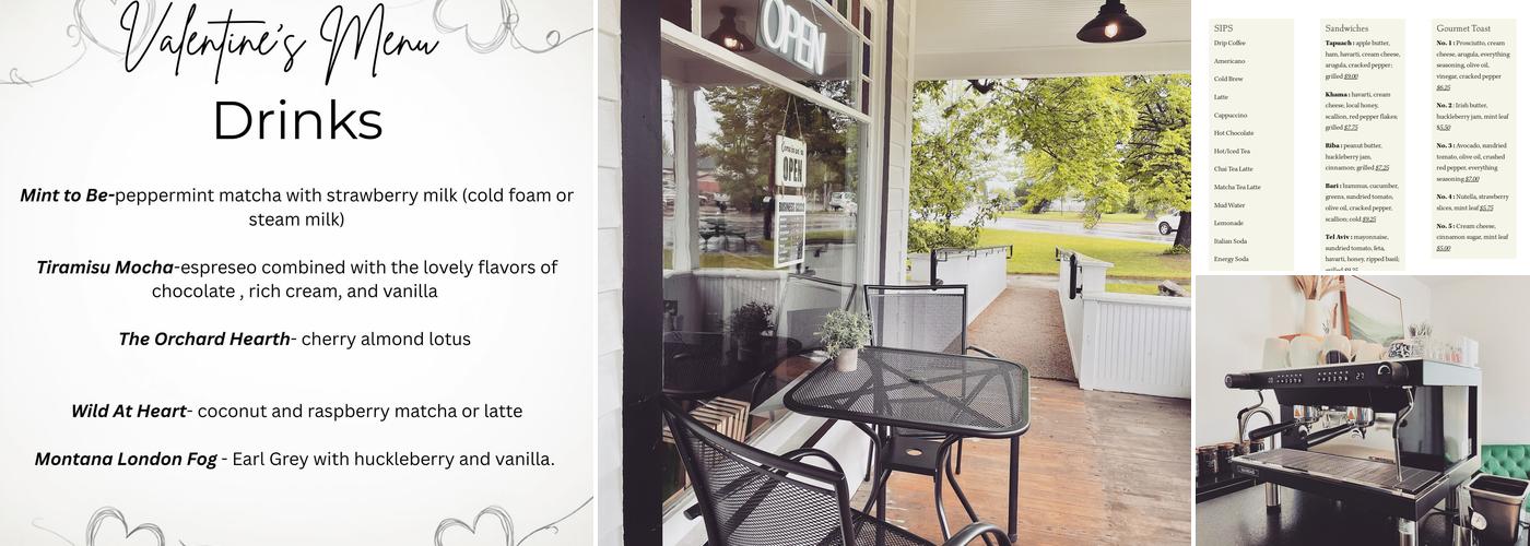 Ahava Coffee LLC Menu