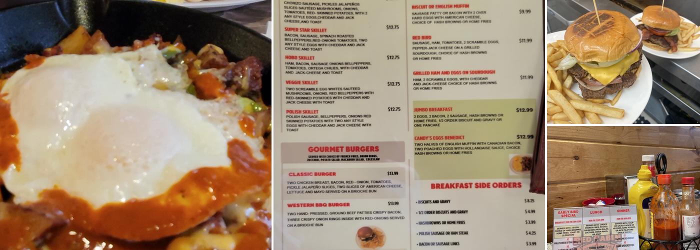 Tapia's Red Cabin Menu