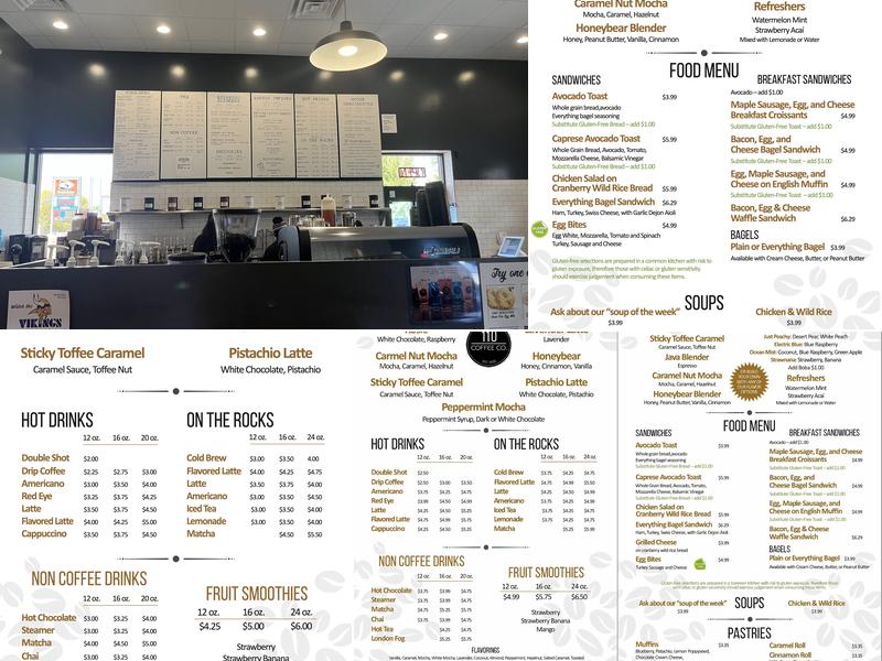 110 Coffee Co. Menu