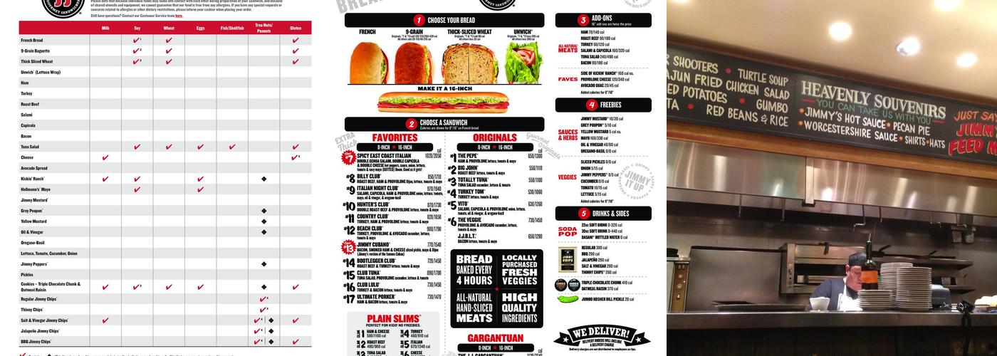 Jimmy John's Menu