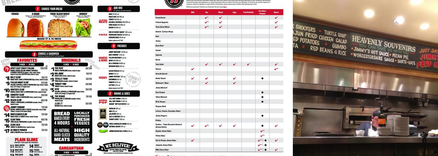 Jimmy John's Menu