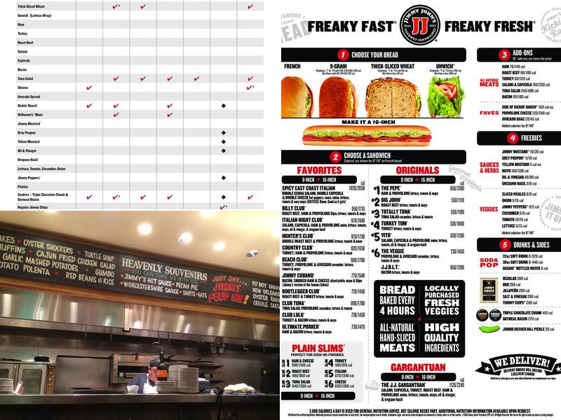 Jimmy John's Menu