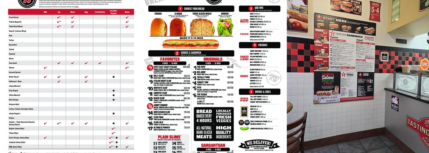 Jimmy John's Menu