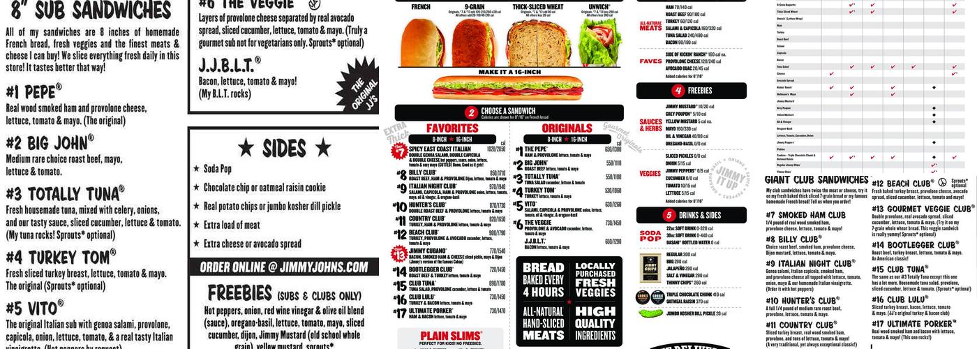 Jimmy John's Menu