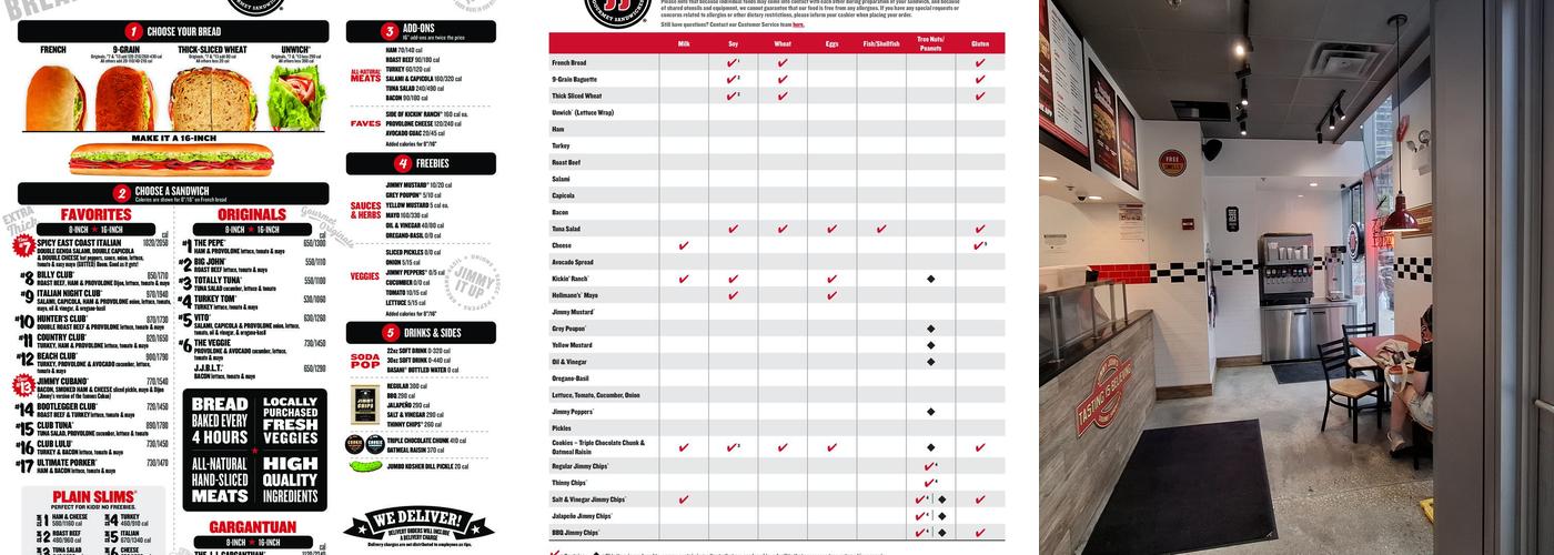 Jimmy John's Menu