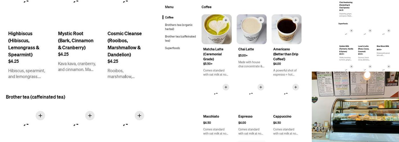 The Apothecary Herb Shop & Wellness Cafe Menu