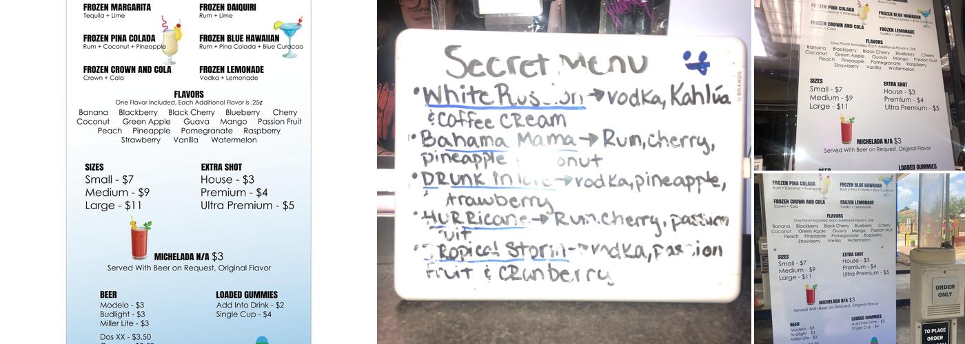 El Frio Express Menu