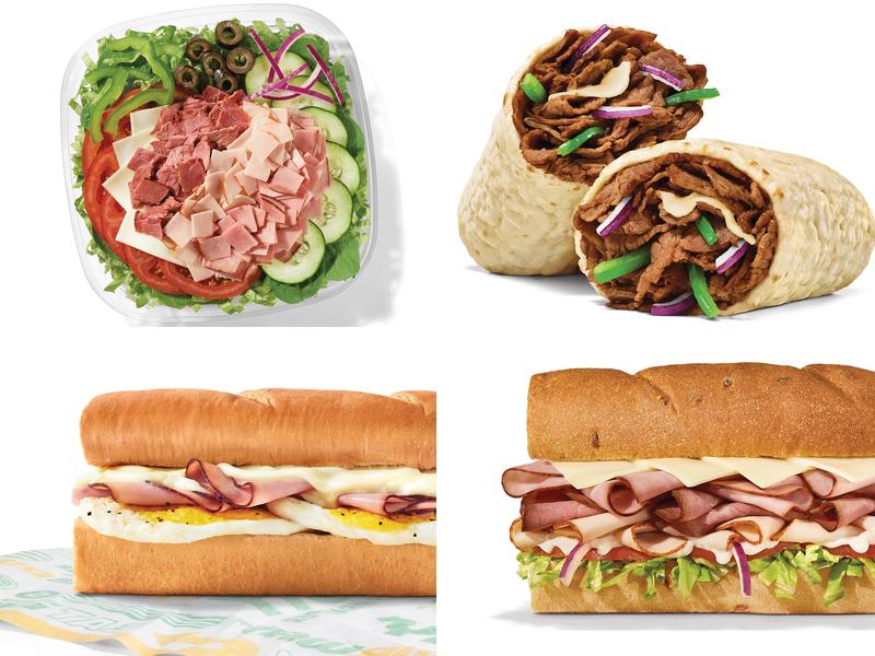 Subway Menu