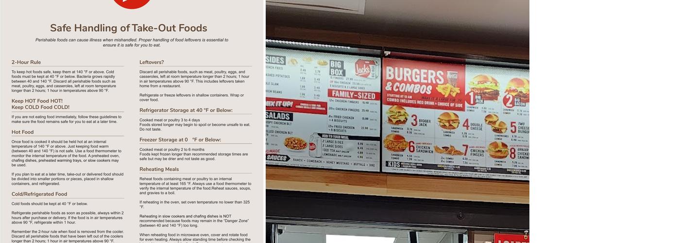 Jack's Menu