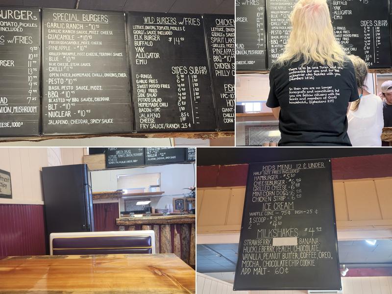 Giorgi's Burgers Menu