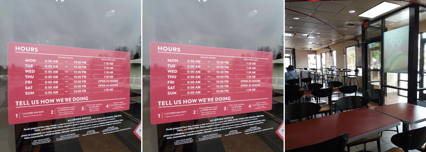 Jack in the Box Menu