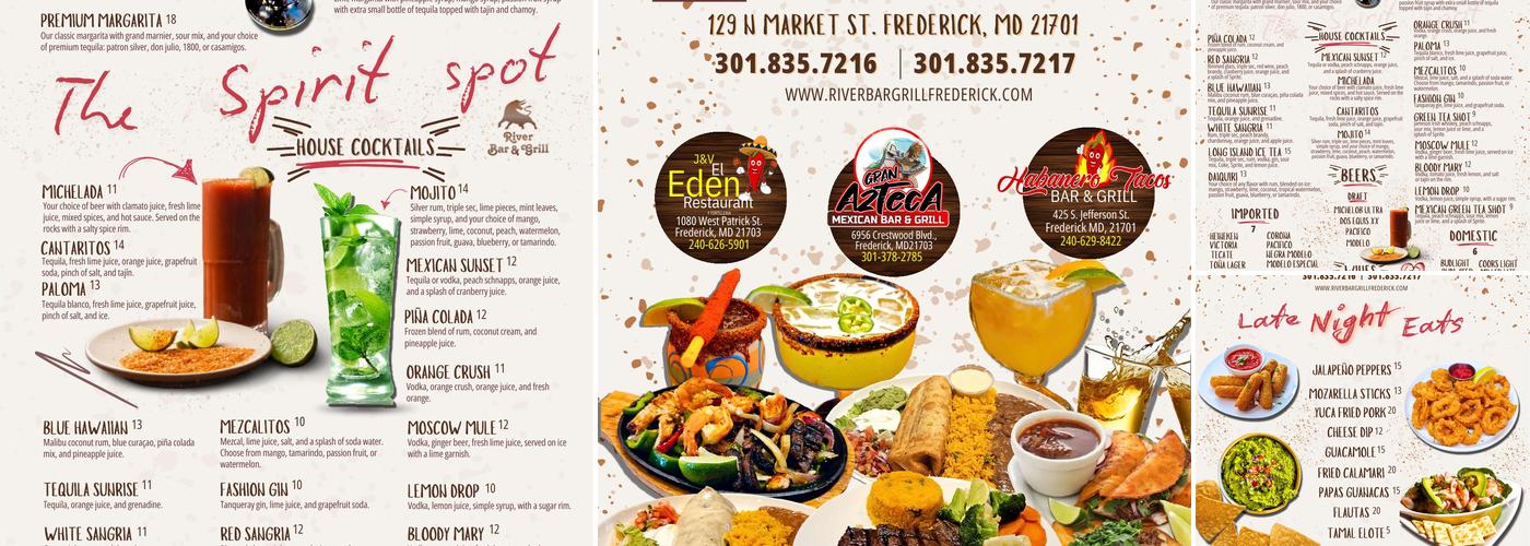 River Bar & Grill Menu