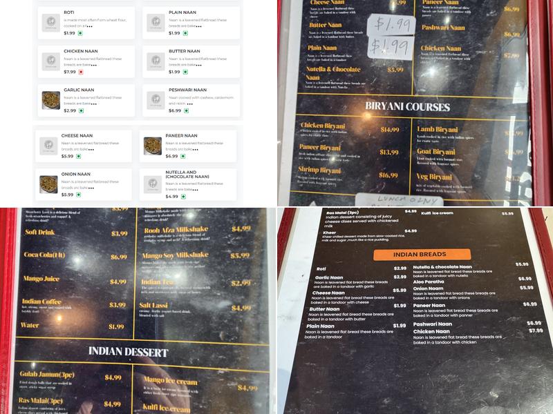Krishna Express Menu