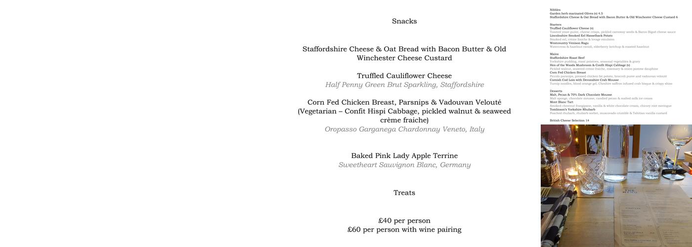 Little Seeds Restaurant Menu